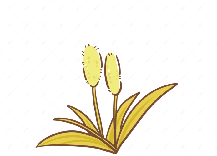 收割庄稼矢量卡通风格