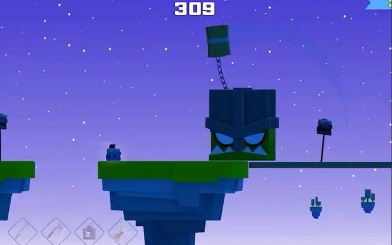 【铁头英雄】不用武器,宠物,技能,过三boss