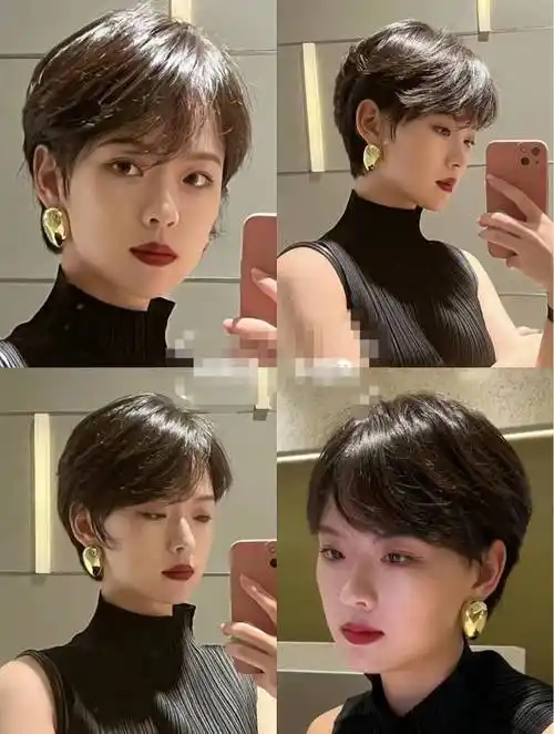 头发建议剪短发,今年流行这3款"酒窝发",显年轻又气质_发型_脸型_造型