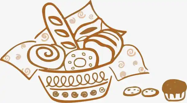 手绘/卡通 卡通元素 > 矢量面包烘焙糕点 收藏 [声明] 觅元素所有素材