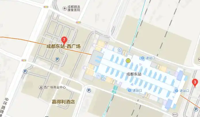 成都东站坐高铁从哪里进