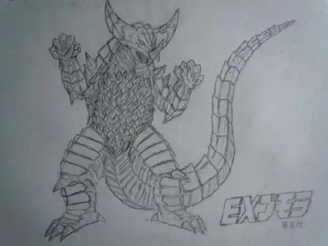 哥莫拉怎么画卡通简笔画简笔画大全哥莫拉怎么画哥莫拉简笔画简单又