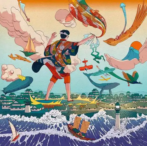 nicolascastell日式风格插画作品