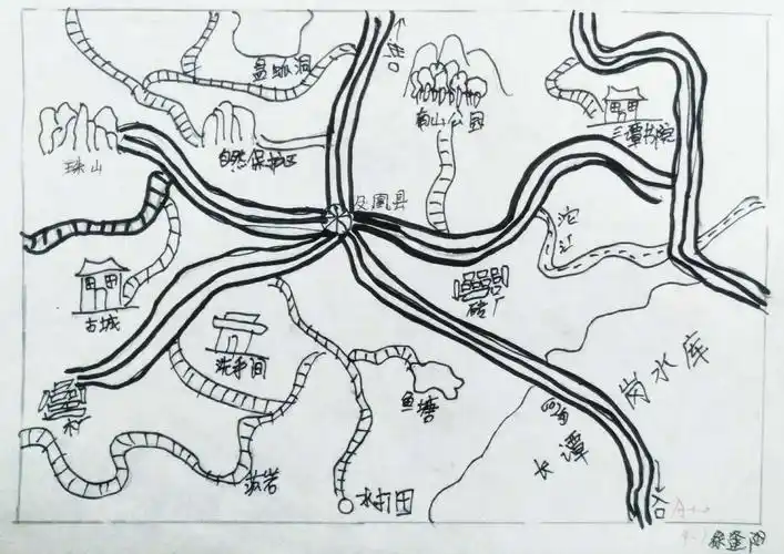 画导游图优秀课堂作业