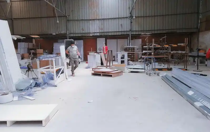 全屋定制衣柜橱柜部分车间