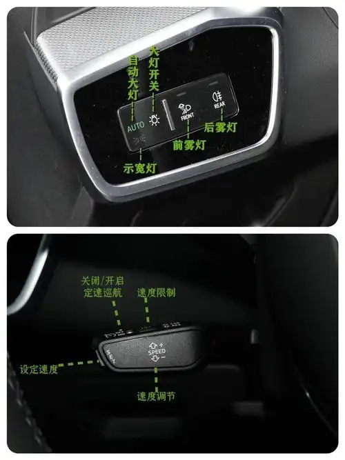 奥迪a6l按键使用说明