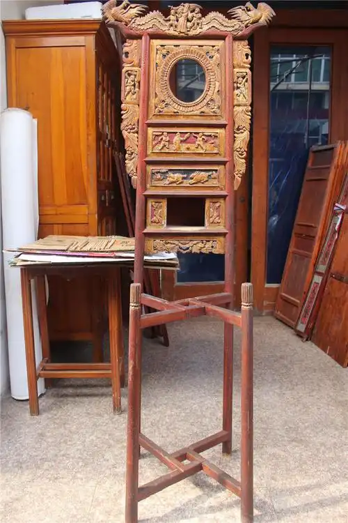 古董古玩木雕 民国老家具洗脸架子 怀旧老物件