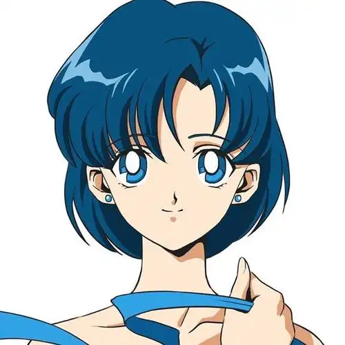 美少女战士情侣头像水星水野亚美四大天王之一的佐伊赛特zoisite