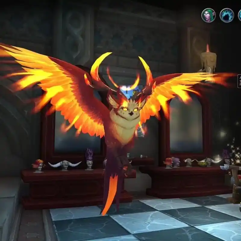 德鲁伊新飞行形态来了 可爱吗.#魔兽世界 #德鲁伊 #理发 - 抖音