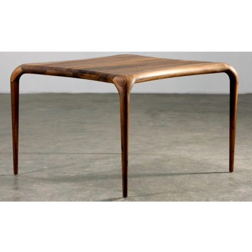 鹿菲艺术家具定制 后现代实木茶桌中式家用棋桌现代极简方形餐桌