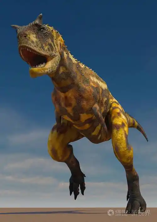 食肉恐龙的形象3d 插图照片-正版商用图片06p4pg-摄图新视界