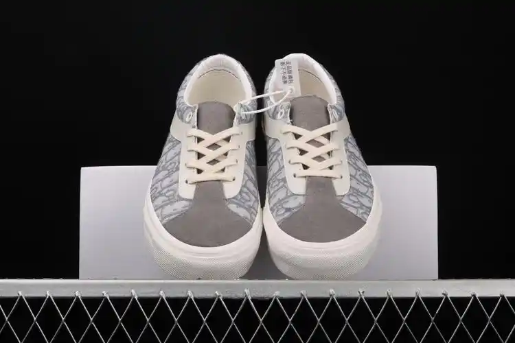 og authentic era lx christian dior联名款迪奥灰色低帮休闲帆布鞋