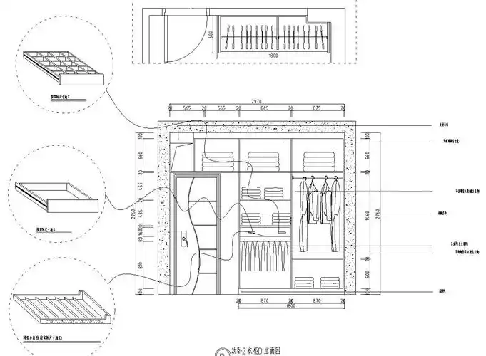 特色一层家居施工图设计(简约风格)