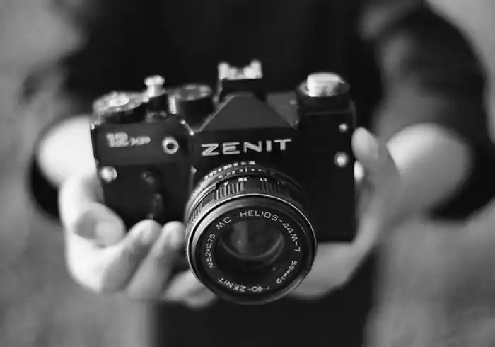 surfen __゜,老相机,胶片,黑白