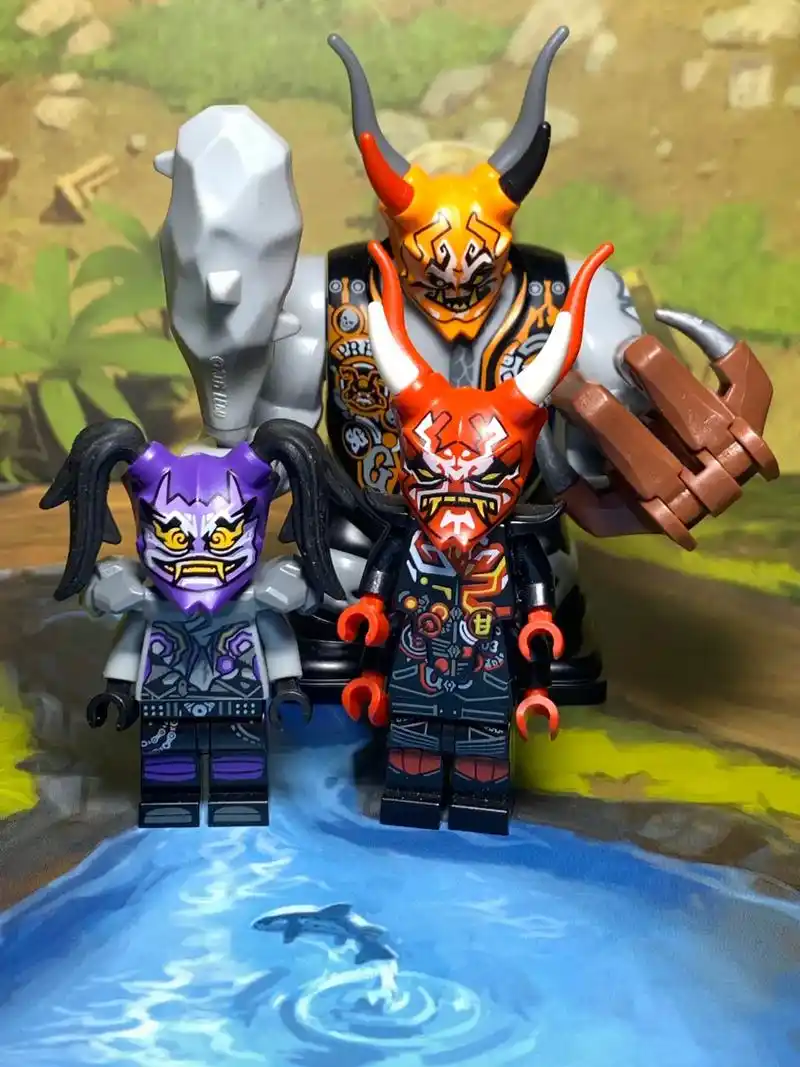 乐高幻影忍者 #乐高 #不如乐高一刻 乐高幻影忍者最帅面具三人组