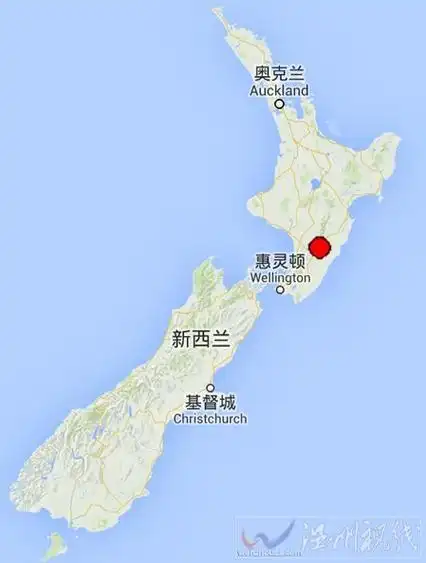 2014年1月20日新西兰北岛南部地区6.3级地震