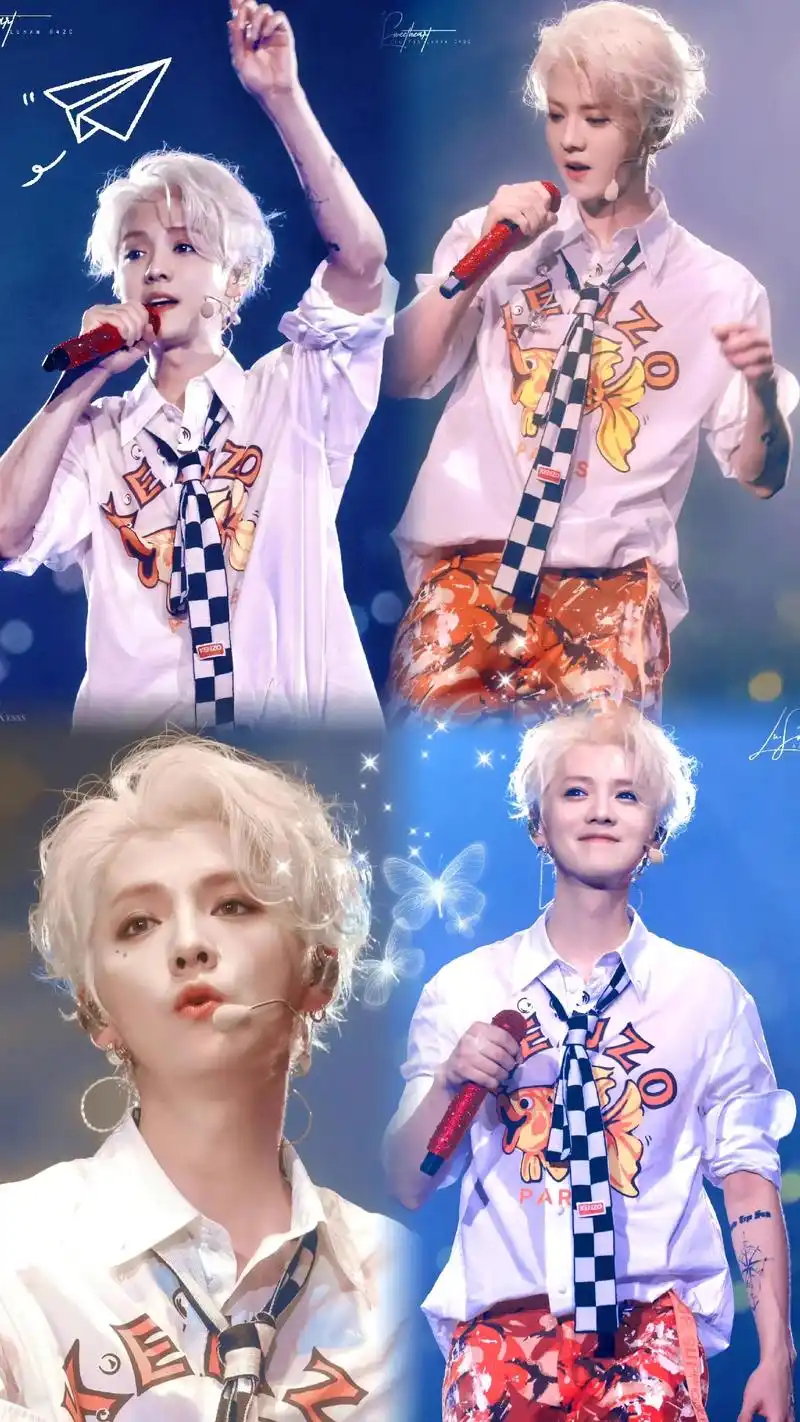 壁纸来啦!祝了几张图#鹿晗三巡 #鹿晗 - 抖音