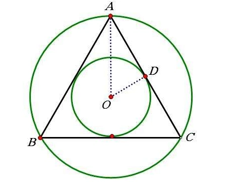 三角形内切圆 ,外接圆性质,内心,外心,中心,重心是什么?(在线等)