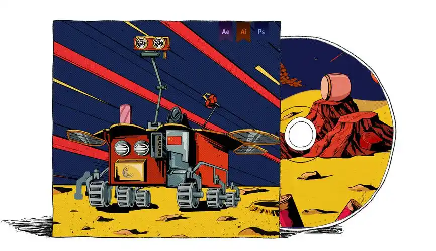 百度火星车mv动画安戈力文化