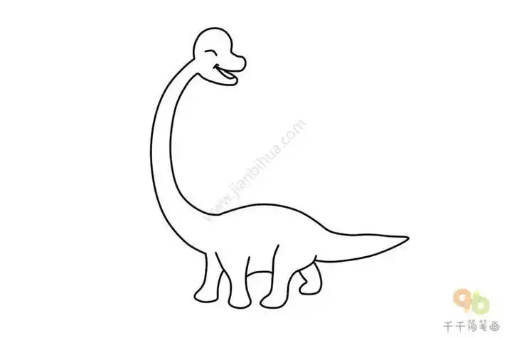 恐龙类万龙简笔画