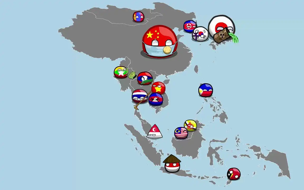 【波兰球】世界地图 远东篇