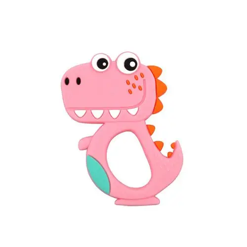 toys safe cartoon baby teethers bpa free cute animal dinosaur