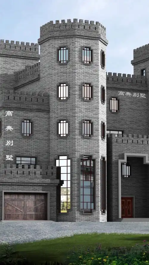 这样高层的中式城堡别墅,不仅空间大造价还不贵-度小视