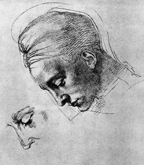 米开朗基罗素描大师素描系列米开朗基罗