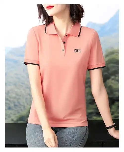 ふ皮尔卡丹高档品牌女装运动衫t恤女短袖2022年夏季新款韩版显瘦薄款