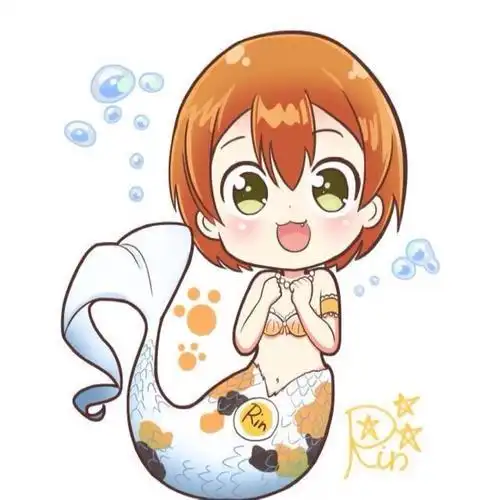 p站_二次元_少女_萌_头像_壁纸_手绘_新番_lovelive_ll_美人鱼