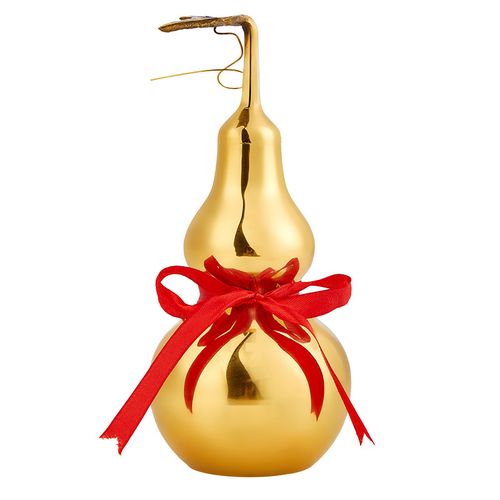 聚缘阁铜葫芦摆件开盖光面八卦客厅玄关卧室床头中式家居装饰