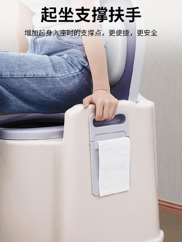 产妇带盖子防溅坐便器蹲坐大便器座厕拉屎孕妇便盆坐便器家用室外
