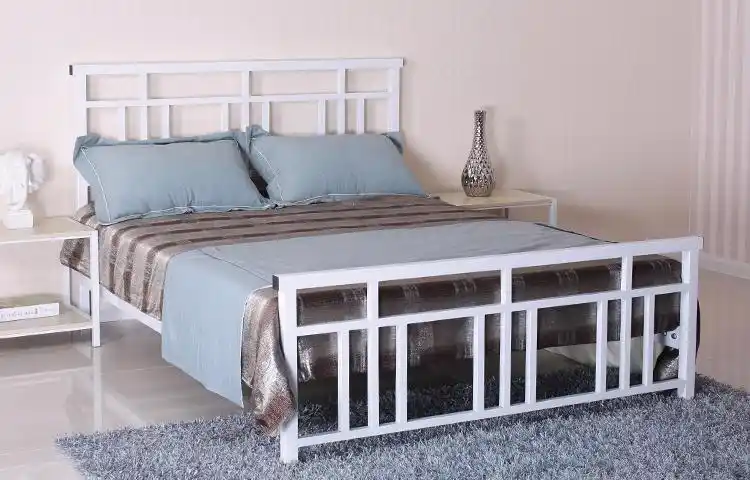 简约卧室铁艺床欧式铁架床1.5米1.8米双人床1.2米单人床儿童床架