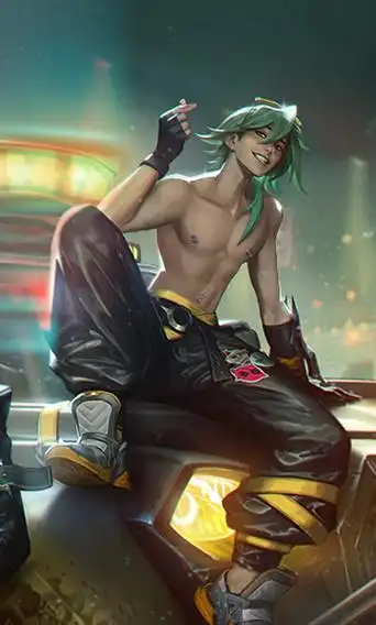 外服玩家制作的男团 伊泽瑞尔(无衣版本)#英雄联盟