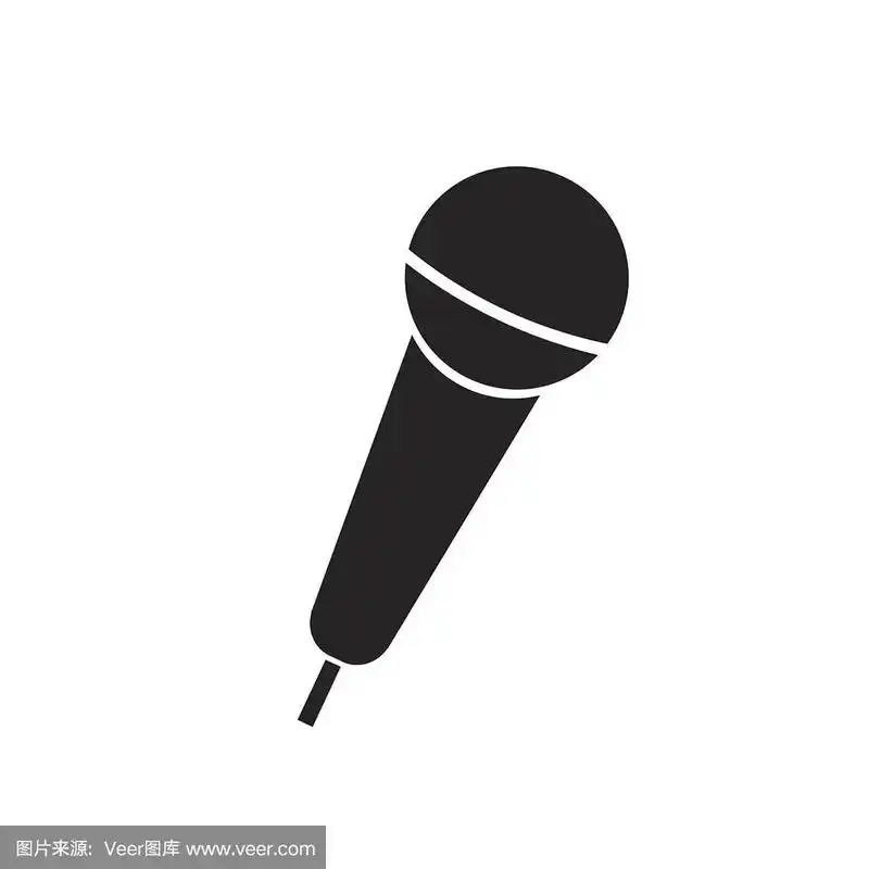 麦克风图标矢量图