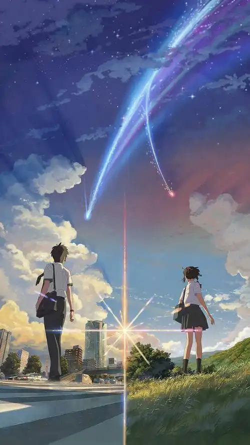 《你的名字》高清手机壁纸-动漫-手机壁纸下载-美桌网
