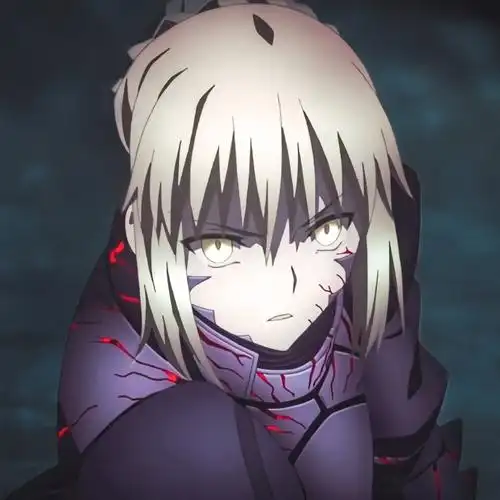 night#|#动漫头像#《命运之夜——天之杯3:春之歌》黑saber阿尔托莉雅