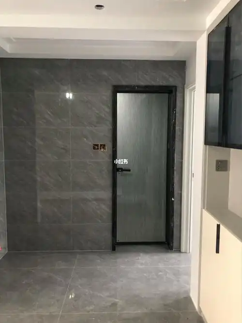 轻奢极简夹丝玻璃门