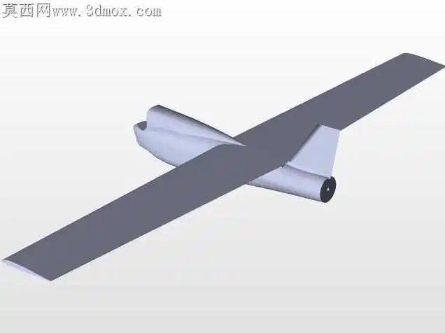 平板fpv机翼-3d模型
