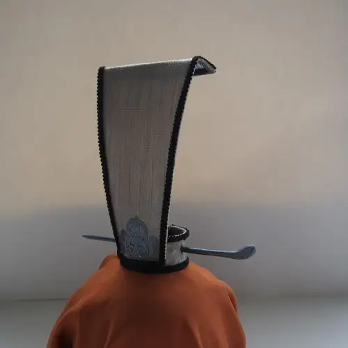 透纱束发冠古装剧束发冠秦汉朝束发冠三国魏晋朝束发冠透纱束发冠