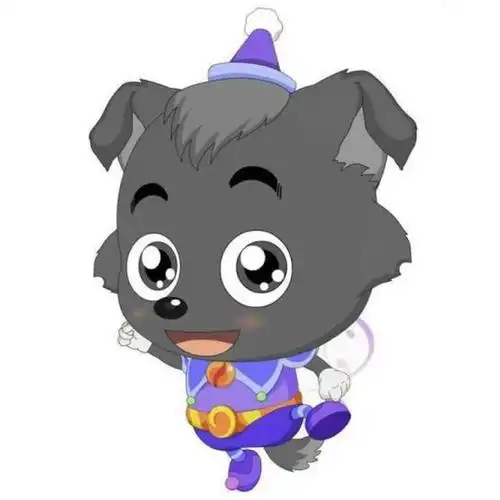 呆萌可爱小灰灰头像图片