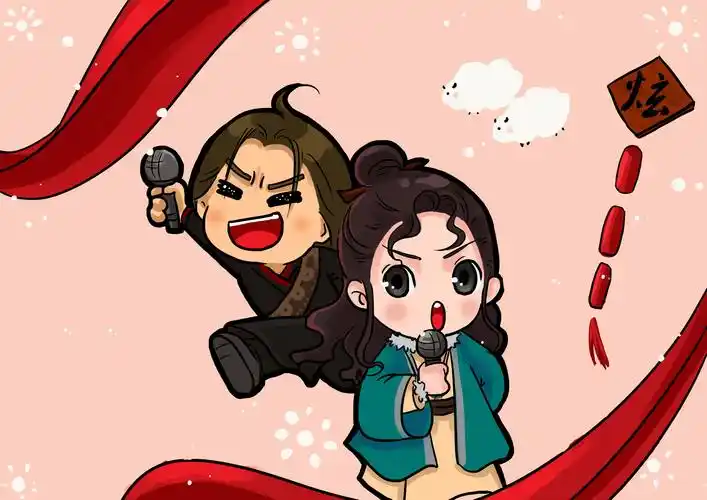 求戚顾q版大图做电脑桌面!