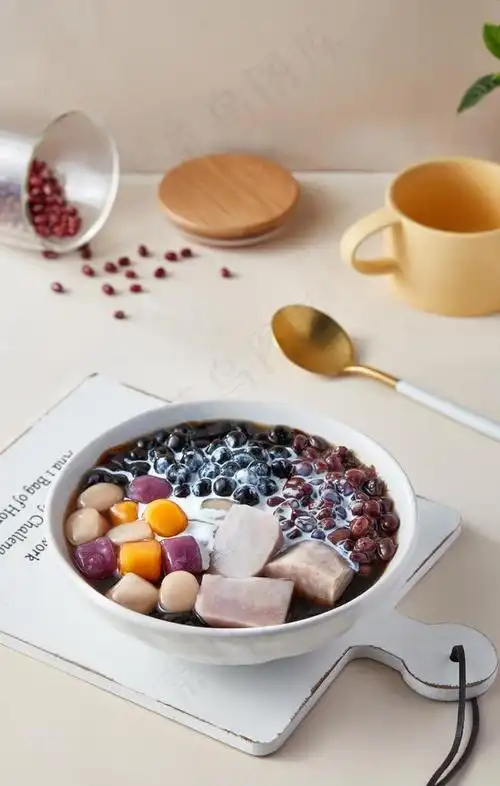 芋圆红豆烧仙草图片