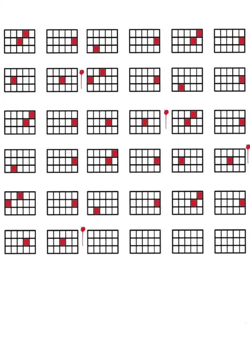 光遇琴谱 lucky 格子谱     循环慢速弹奏