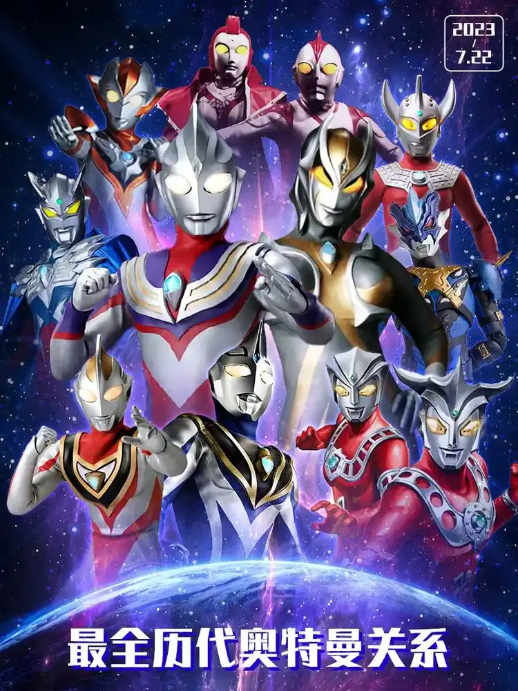 一口气看完历代奥特曼关系!#奥特曼 #特摄剧 #奥特曼关系  - 抖音