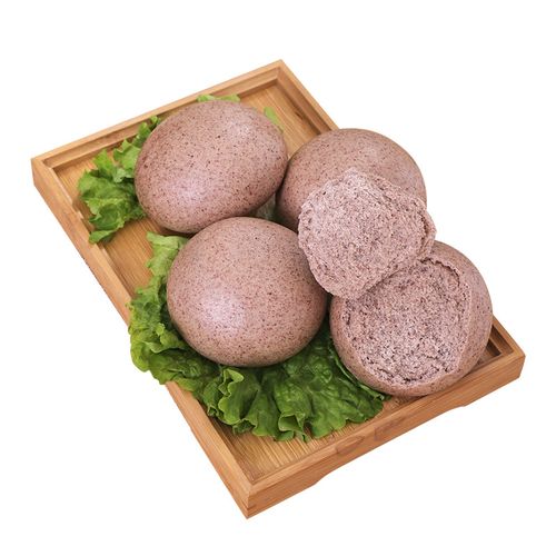 黑麦馒头粗粮主食馒头 山东面食黑面馒头杂粮早餐即食