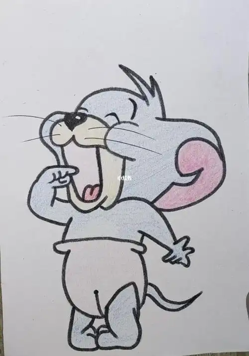 爱好绘画《猫和老鼠》tom and jerry简笔画儿童画画画步骤简单星星报