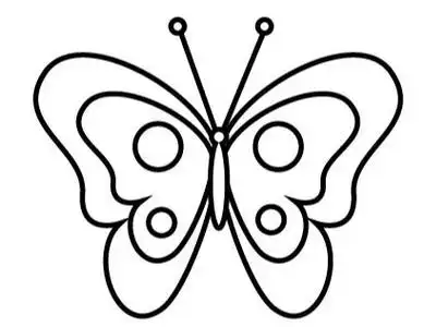 可爱的小蝴蝶儿童简笔画最好看的蝴蝶画法图片「国画教程」画蝴蝶的