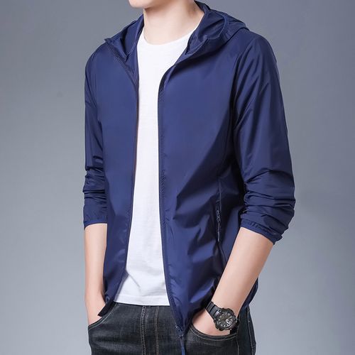 冰丝防晒衣男超薄透气薄款防紫外线2021夏季新款男士防晒服户外潮