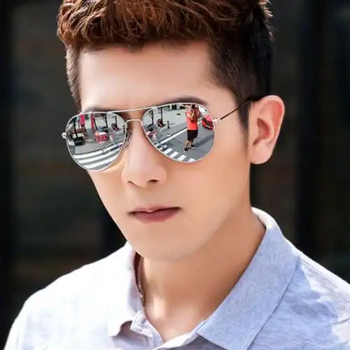 [特惠]偏光太阳镜男墨镜男韩版新款蛤蟆眼镜潮女士学生开车司机w1